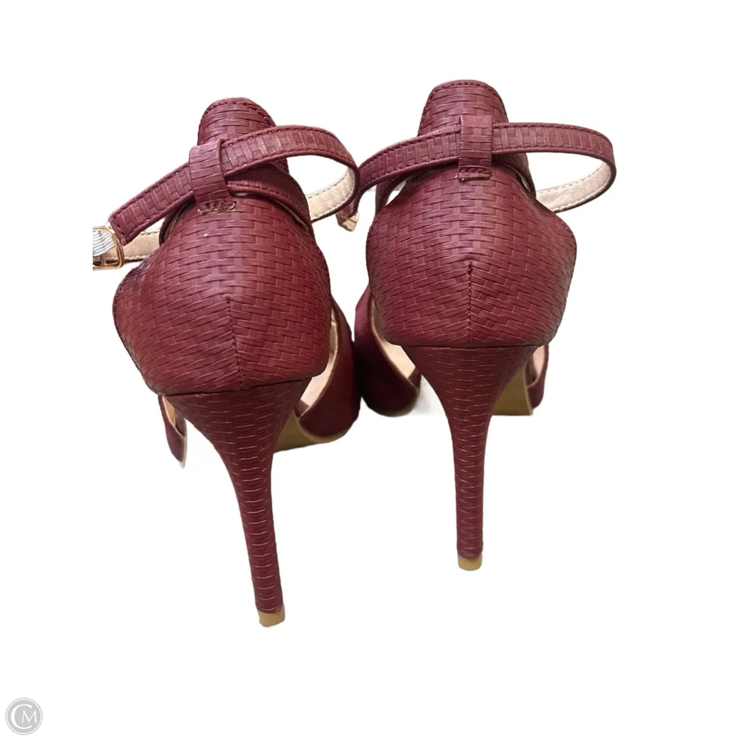 Shoes Heels Stiletto By Cmf In Maroon, Size: 11