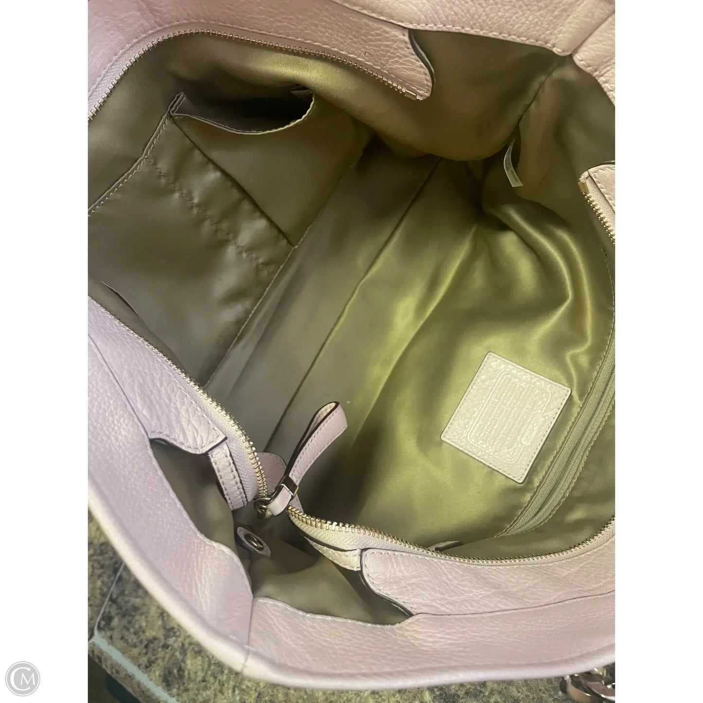 Handbag Designer By Coach, Size: Medium