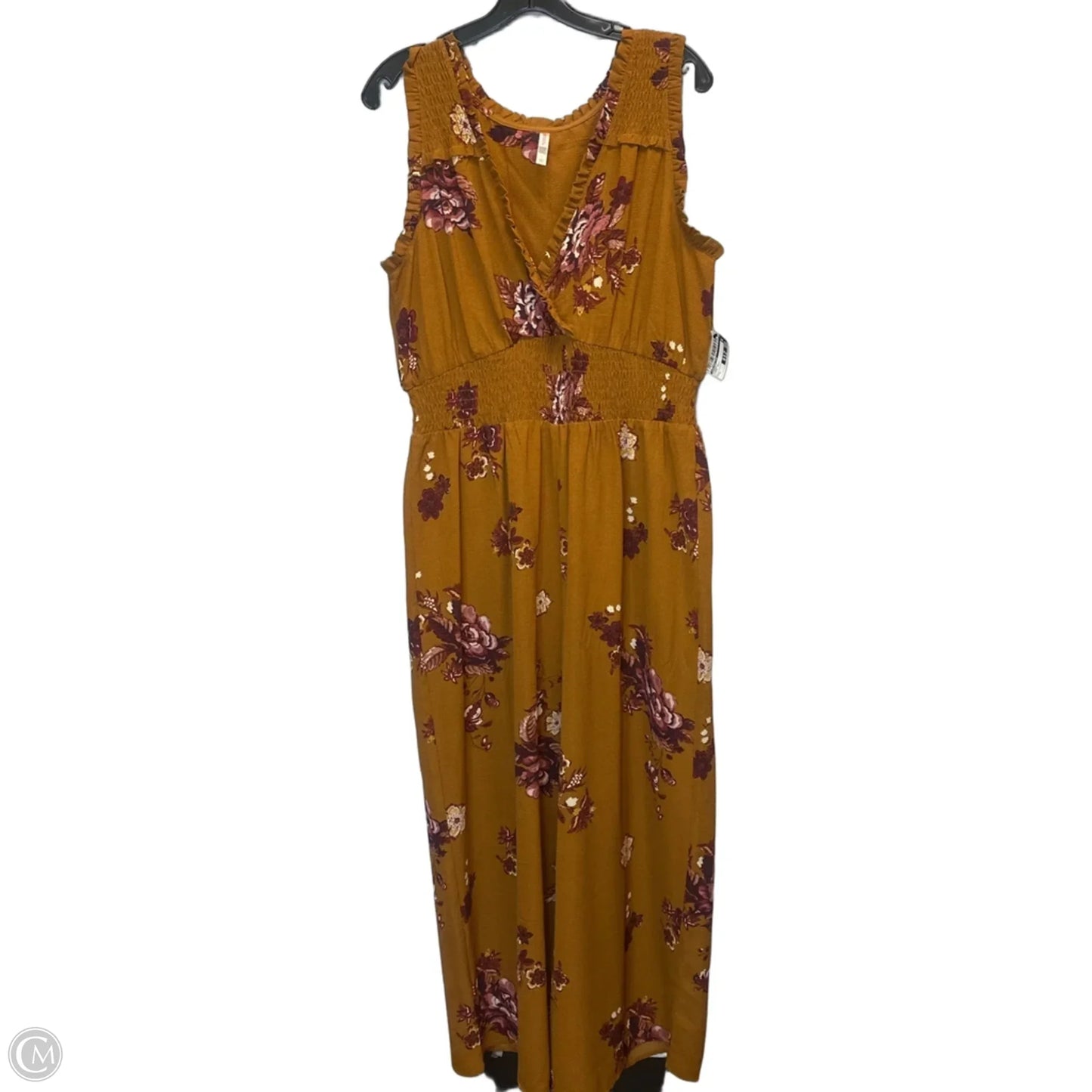 Jumpsuit By Xhilaration In Floral Print, Size: L