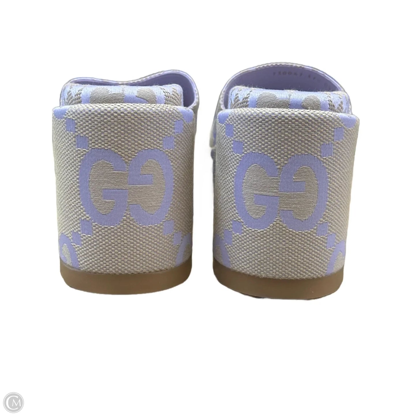 Shoes Luxury Designer By Gucci In Purple, Size: 37.5