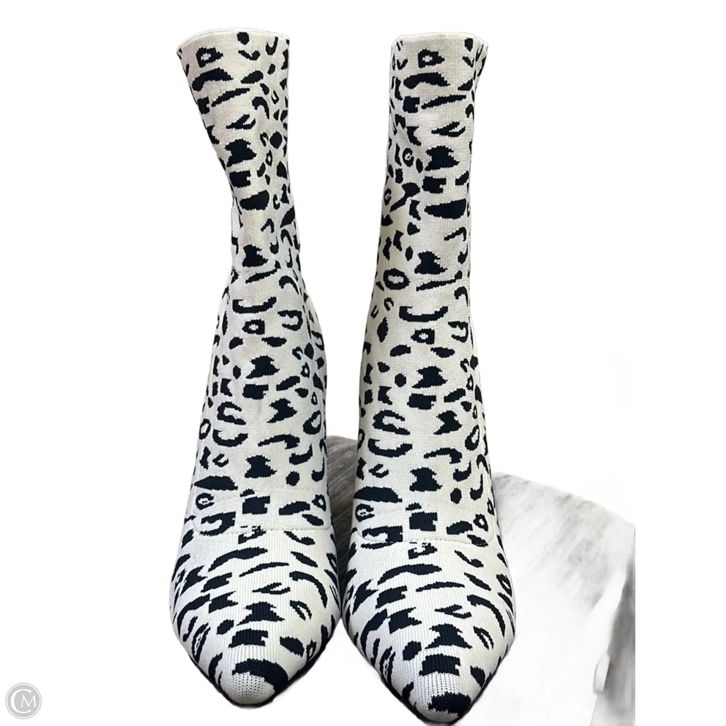 Boots Ankle Heels By Azalea Wang In Animal Print, Size: 11