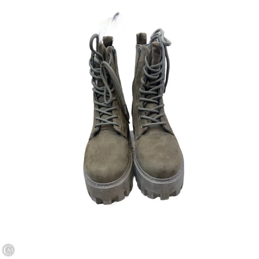 Boots Combat By Rouge In Green, Size: 11