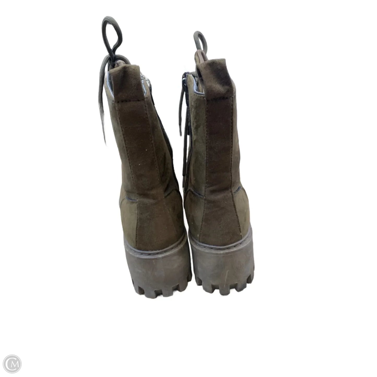 Boots Combat By Rouge In Green, Size: 11