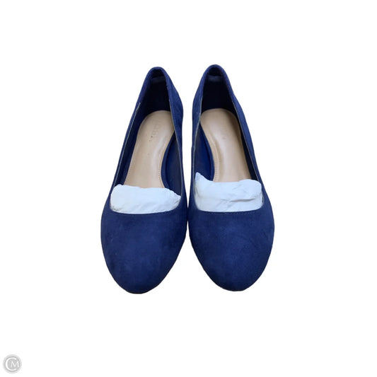 Shoes Heels Block By Just Fab In Navy, Size: 8.5