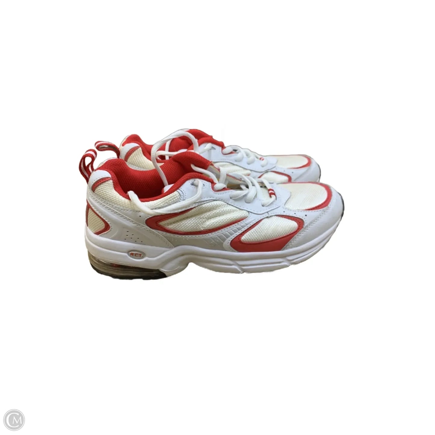Shoes Athletic By Cmf In Red & White, Size: 10