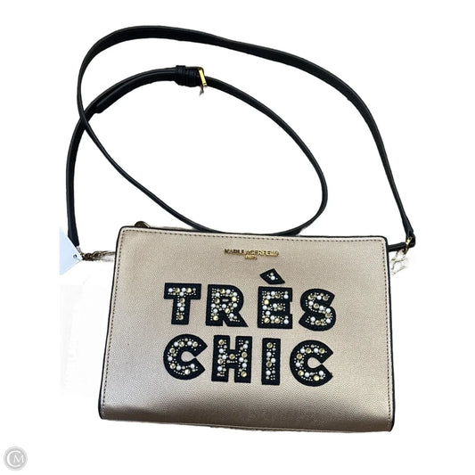 Crossbody Designer By Karl Lagerfeld, Size: Small