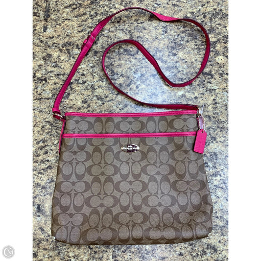 Crossbody Designer By Coach, Size: Medium