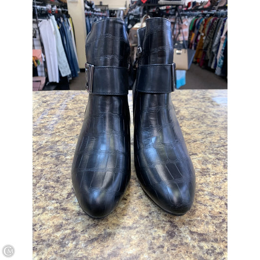 Boots Ankle Heels By Cmf In Black, Size: 9