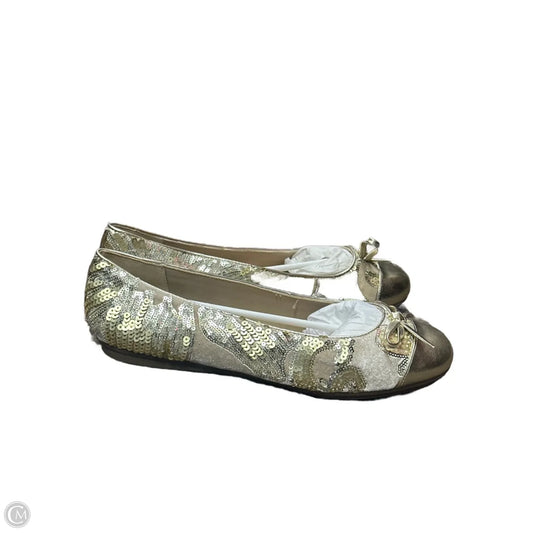 Shoes Flats By Easy Spirit In Gold, Size: 11