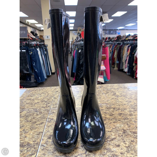 Boots Designer By Kate Spade In Black, Size: 5