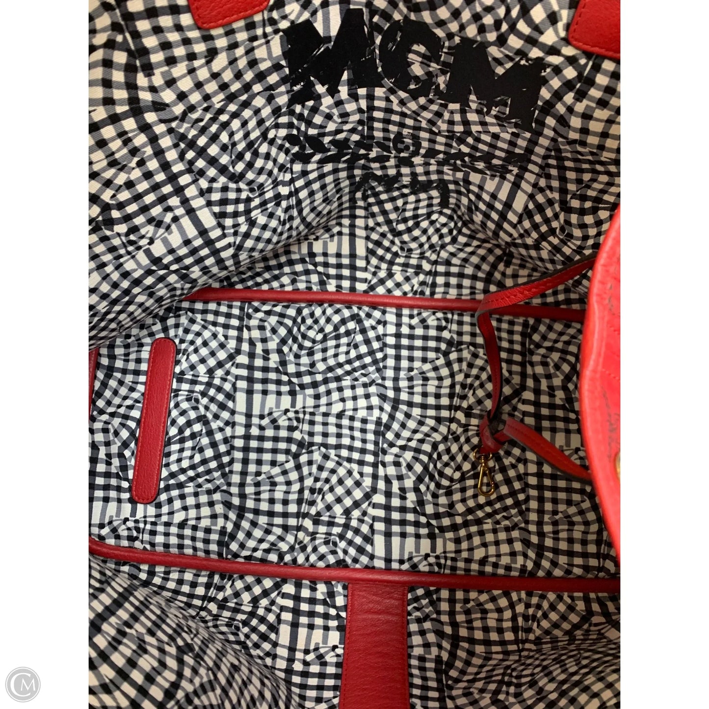 Handbag Luxury Designer By Mcm, Size: Large