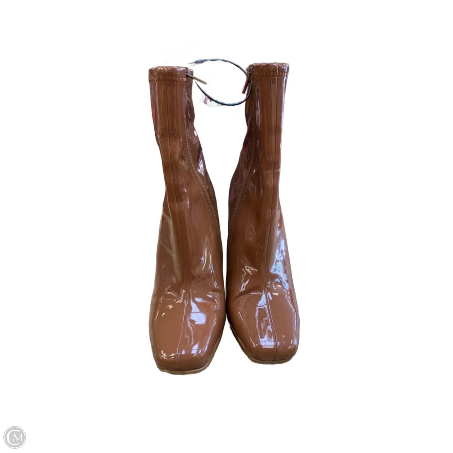 Boots Ankle Heels By Steve Madden In Brown, Size: 6