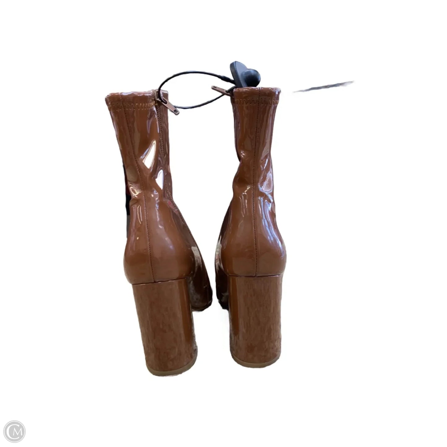 Boots Ankle Heels By Steve Madden In Brown, Size: 6