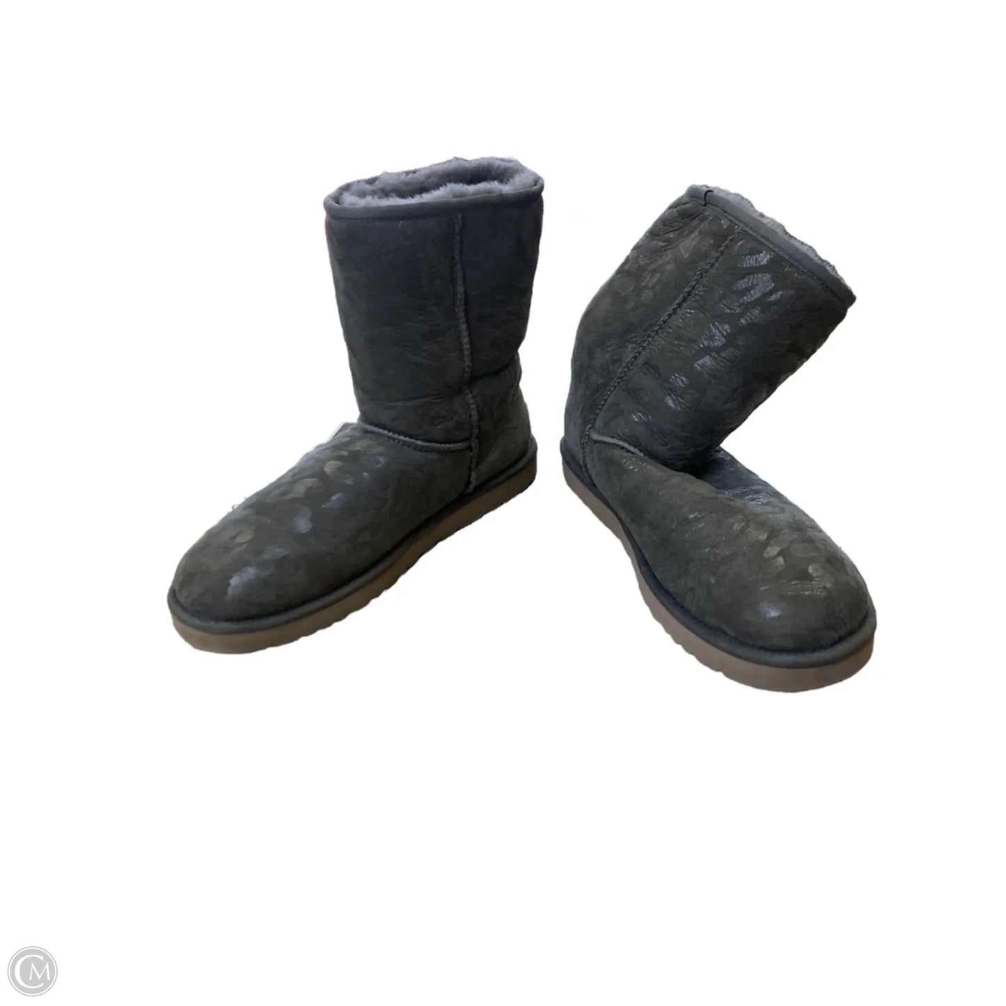 Boots Designer By Ugg In Grey, Size: 11