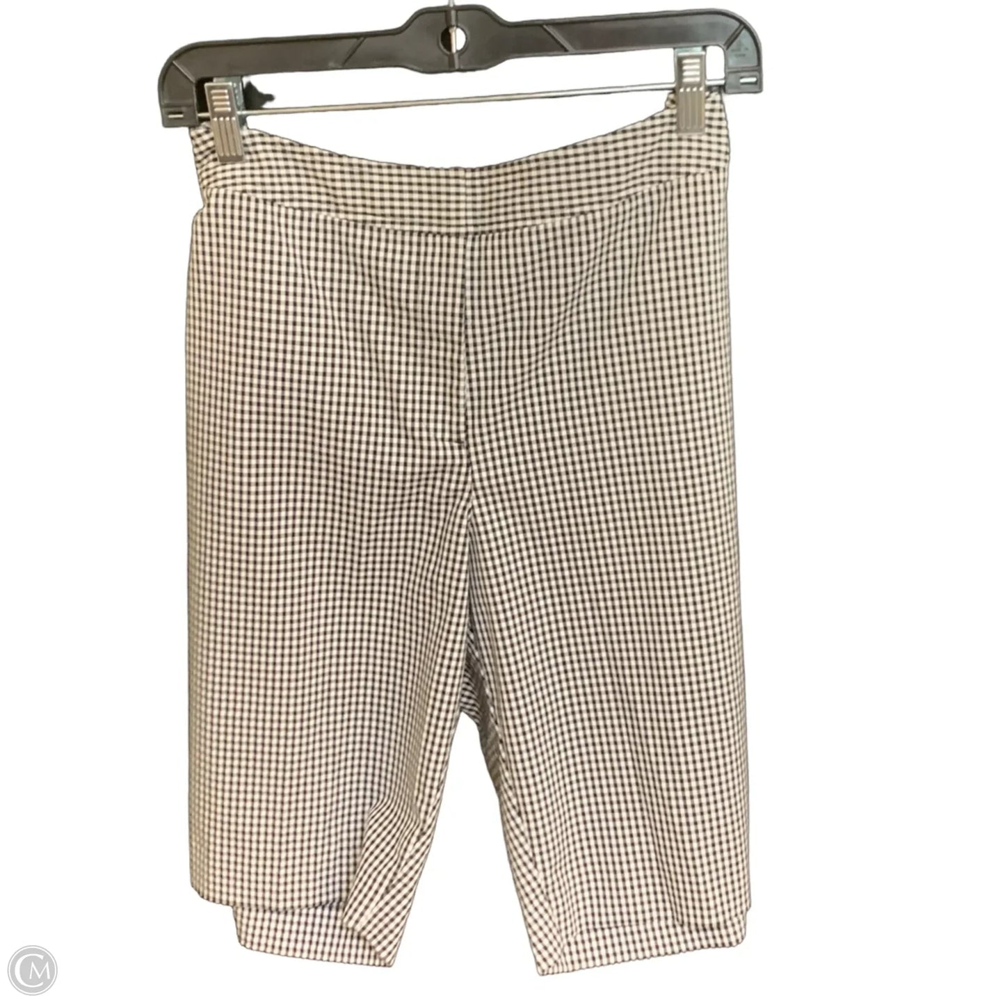 Shorts By Chicos In Checkered Pattern, Size: 10