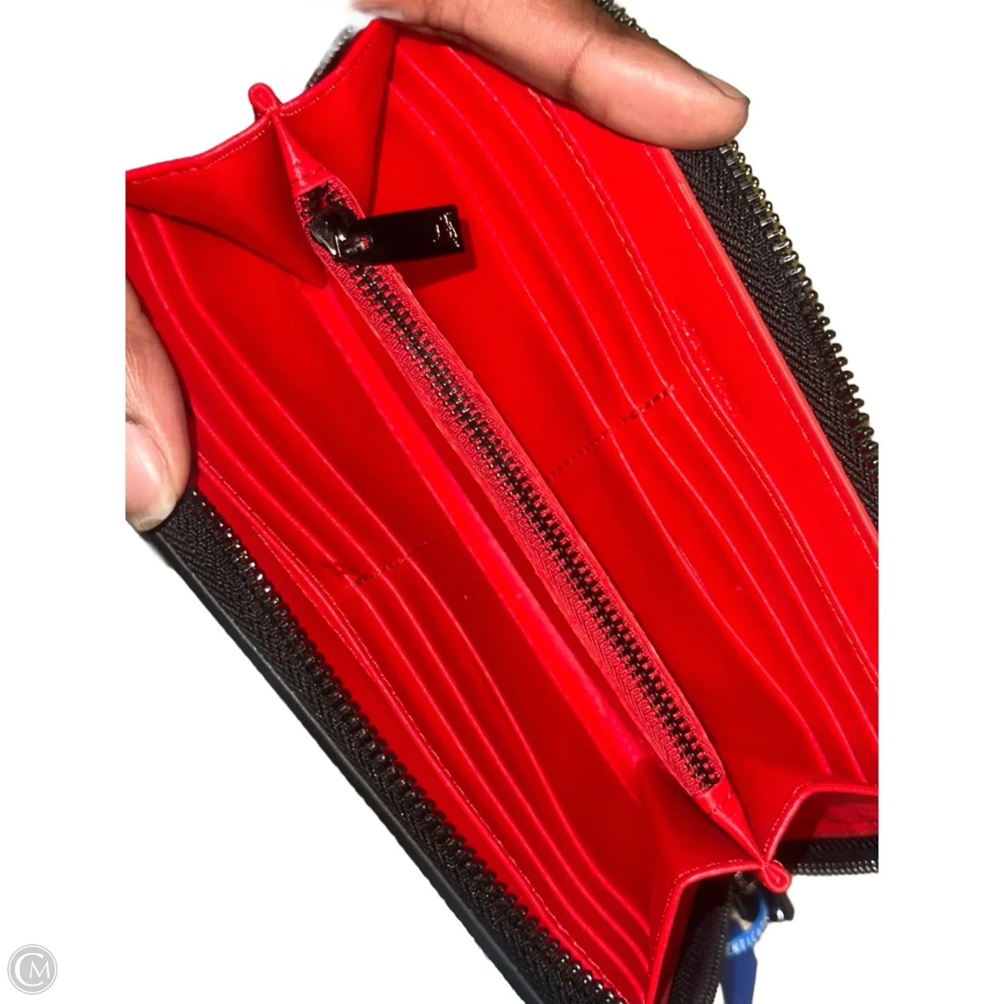 Wallet Luxury Designer By Christian Louboutin, Size: Medium
