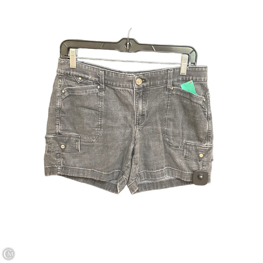 Shorts By White House Black Market In Black Denim, Size: 4p