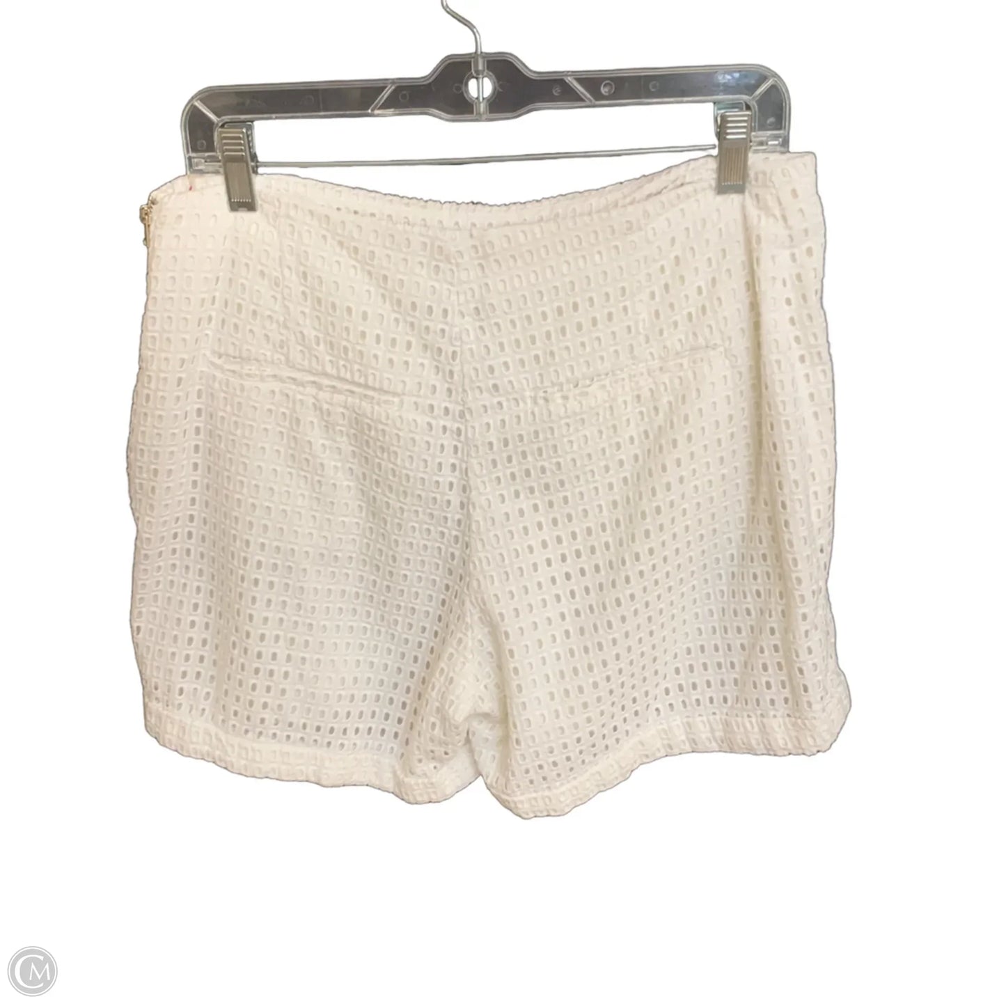 Shorts By H&m In Ivory, Size: 12