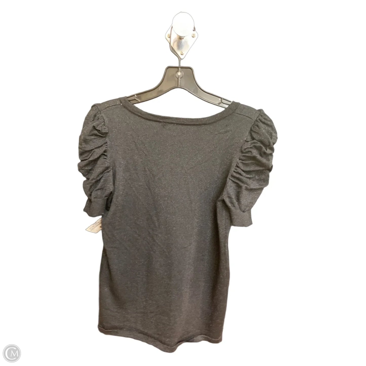 Blouse Short Sleeve By By Design In Black, Size: S