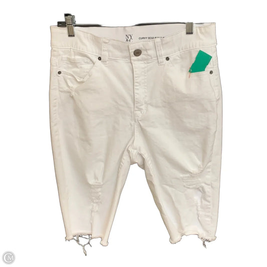 Shorts By New York And Co In White, Size: 14