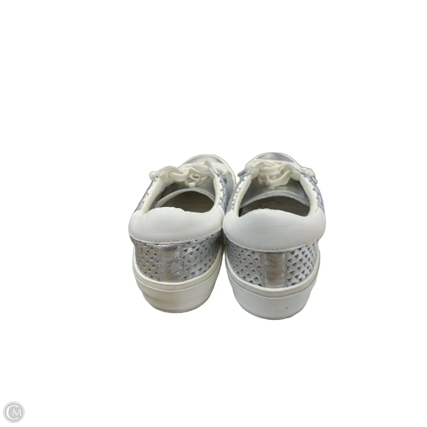 Shoes Sneakers By Dolce Vita In Silver & White, Size: 9