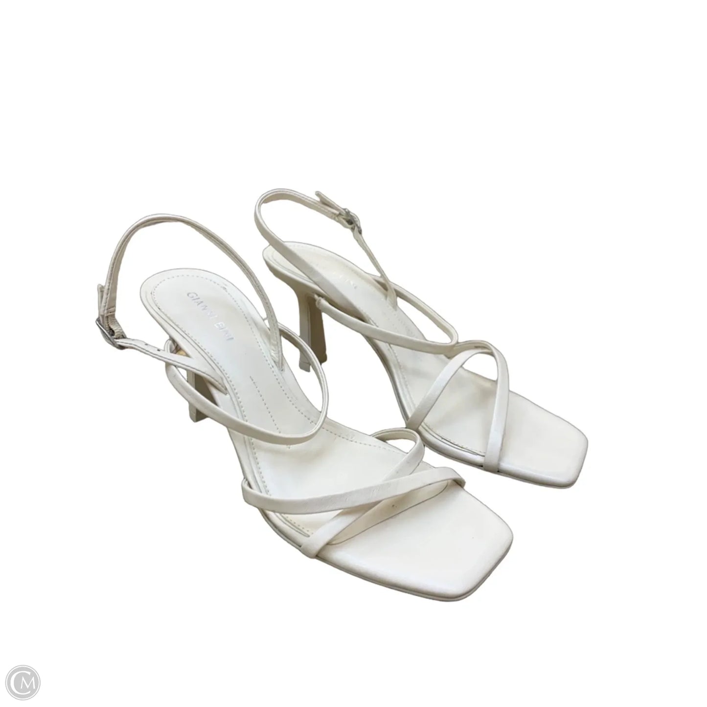 Sandals Heels Kitten By Gianni Bini In Beige, Size: 8.5