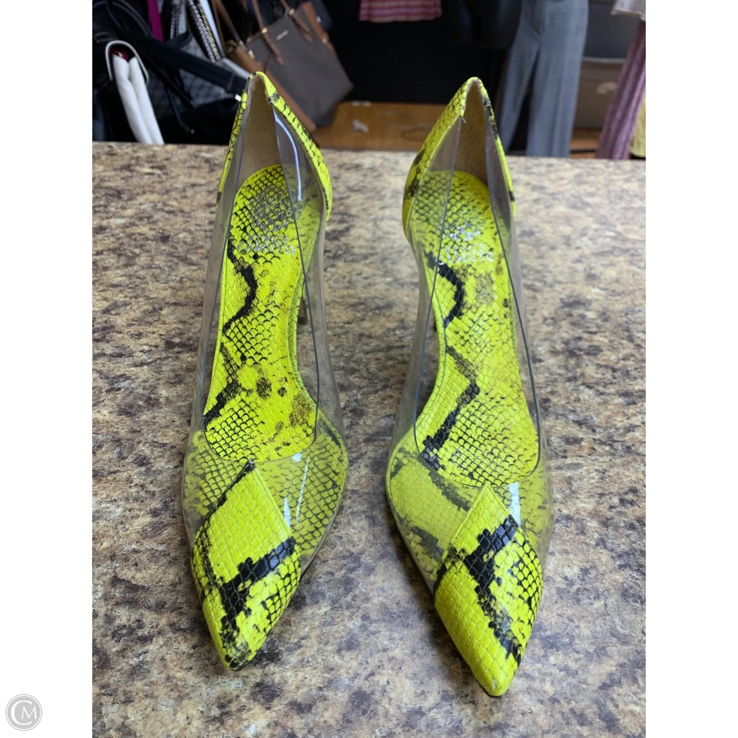 Shoes Heels Stiletto By Vince Camuto In Snakeskin Print, Size: 10