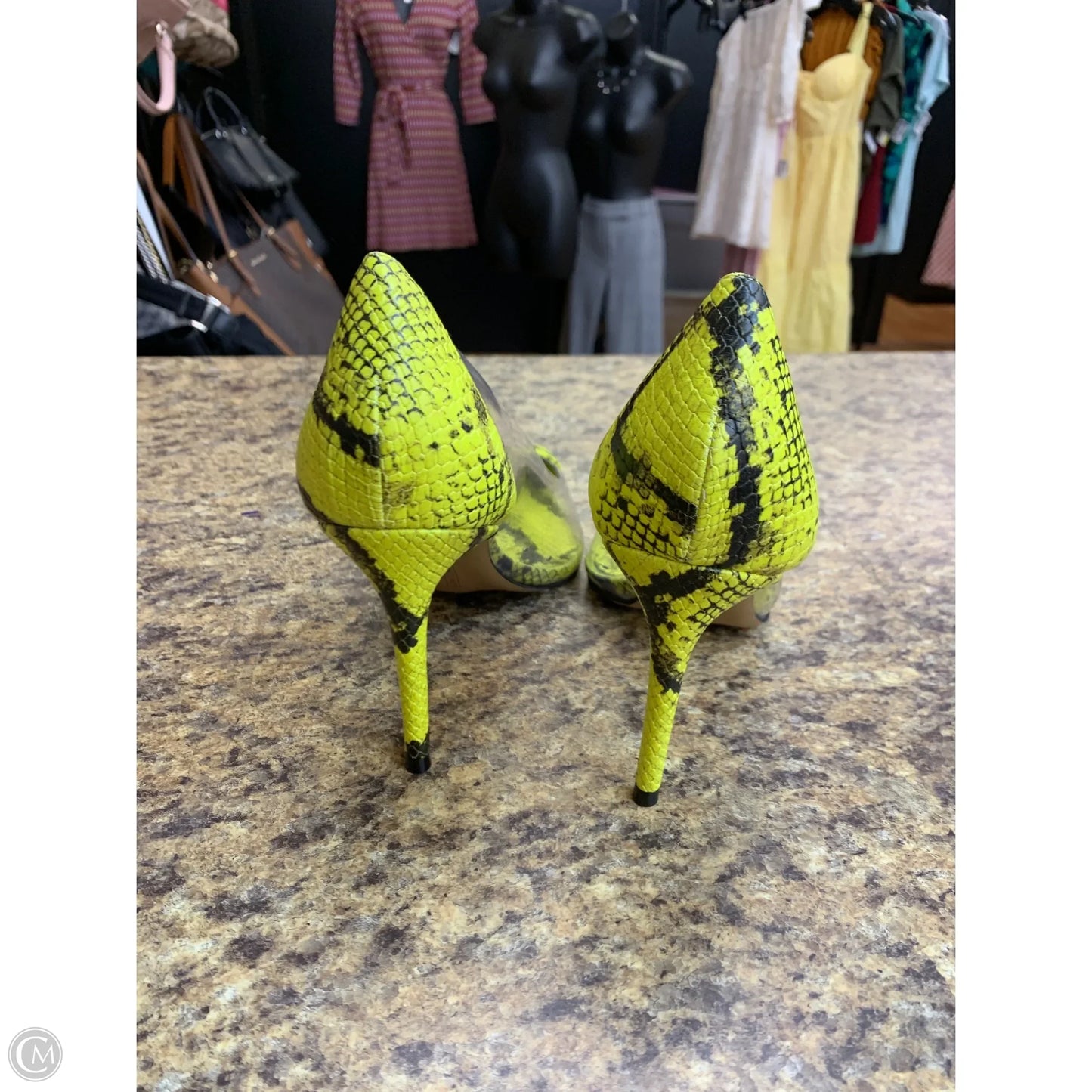 Shoes Heels Stiletto By Vince Camuto In Snakeskin Print, Size: 10