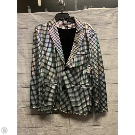 Jacket Other By Clothes Mentor In Black & Silver, Size: S