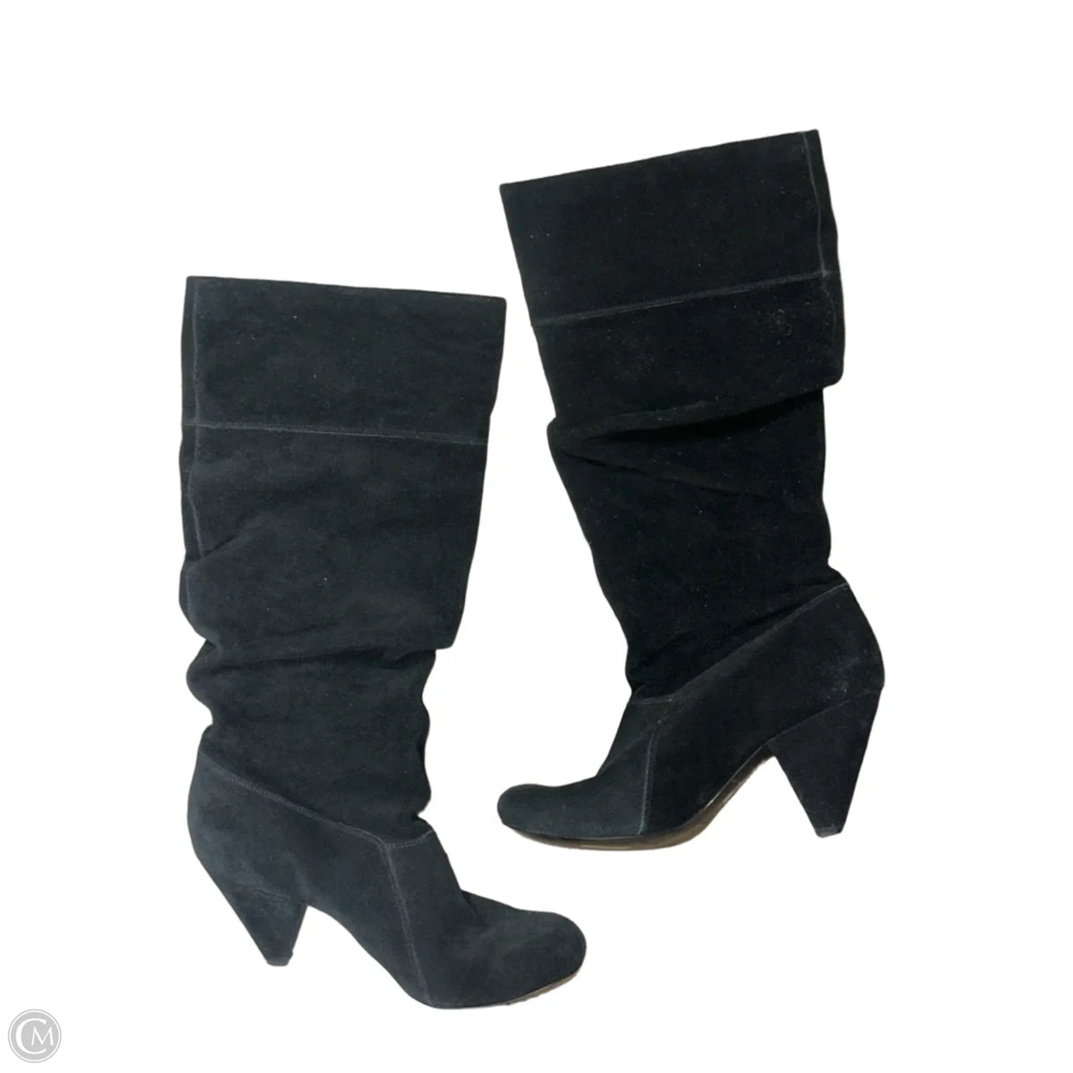 Boots Knee Heels By Bcbg In Black, Size: 10
