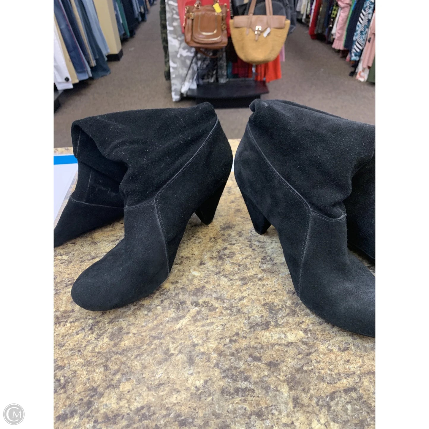 Boots Knee Heels By Bcbg In Black, Size: 10