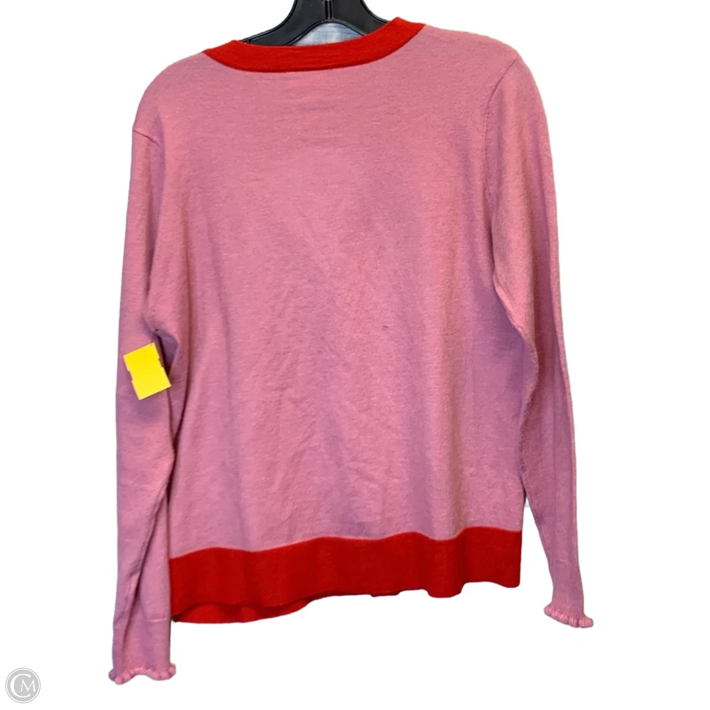 Cardigan By Candace Cameron Bure In Pink & Red, Size: S