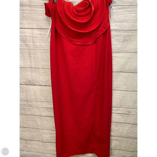 Dress Party Long By Shein In Red, Size: L
