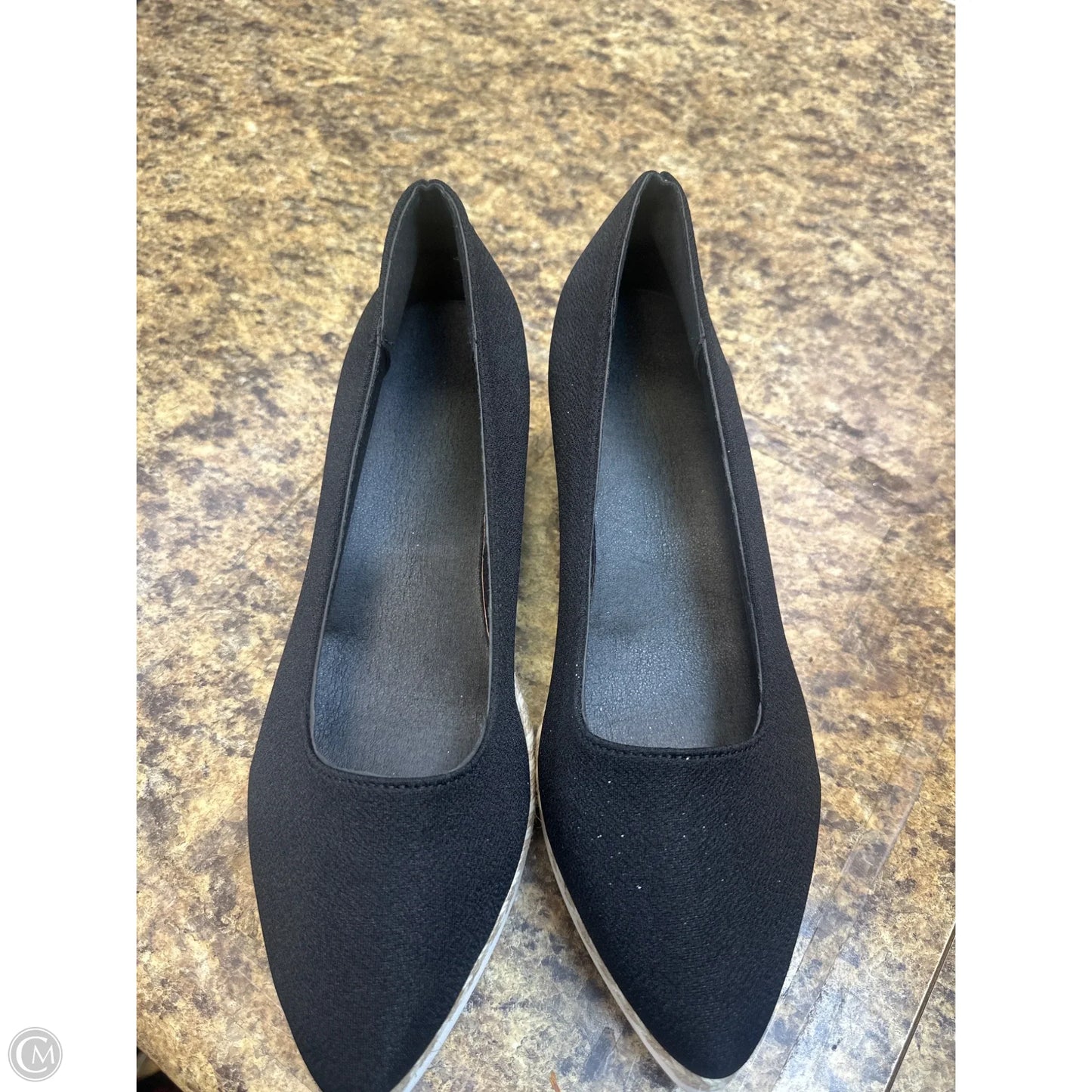 Shoes Heels Platform By Cmf In Black, Size: 10