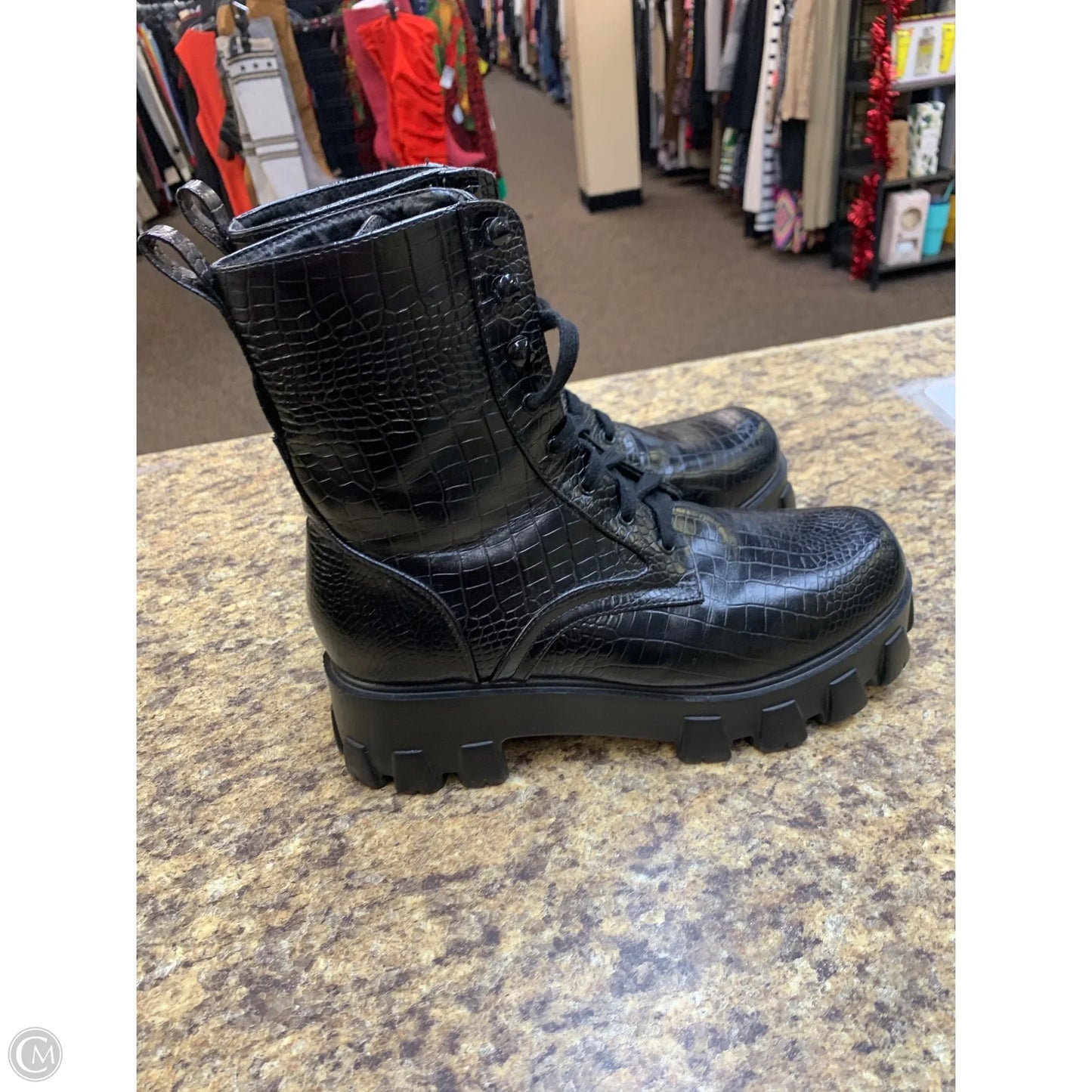 Boots Combat By Cmf In Black, Size: 7