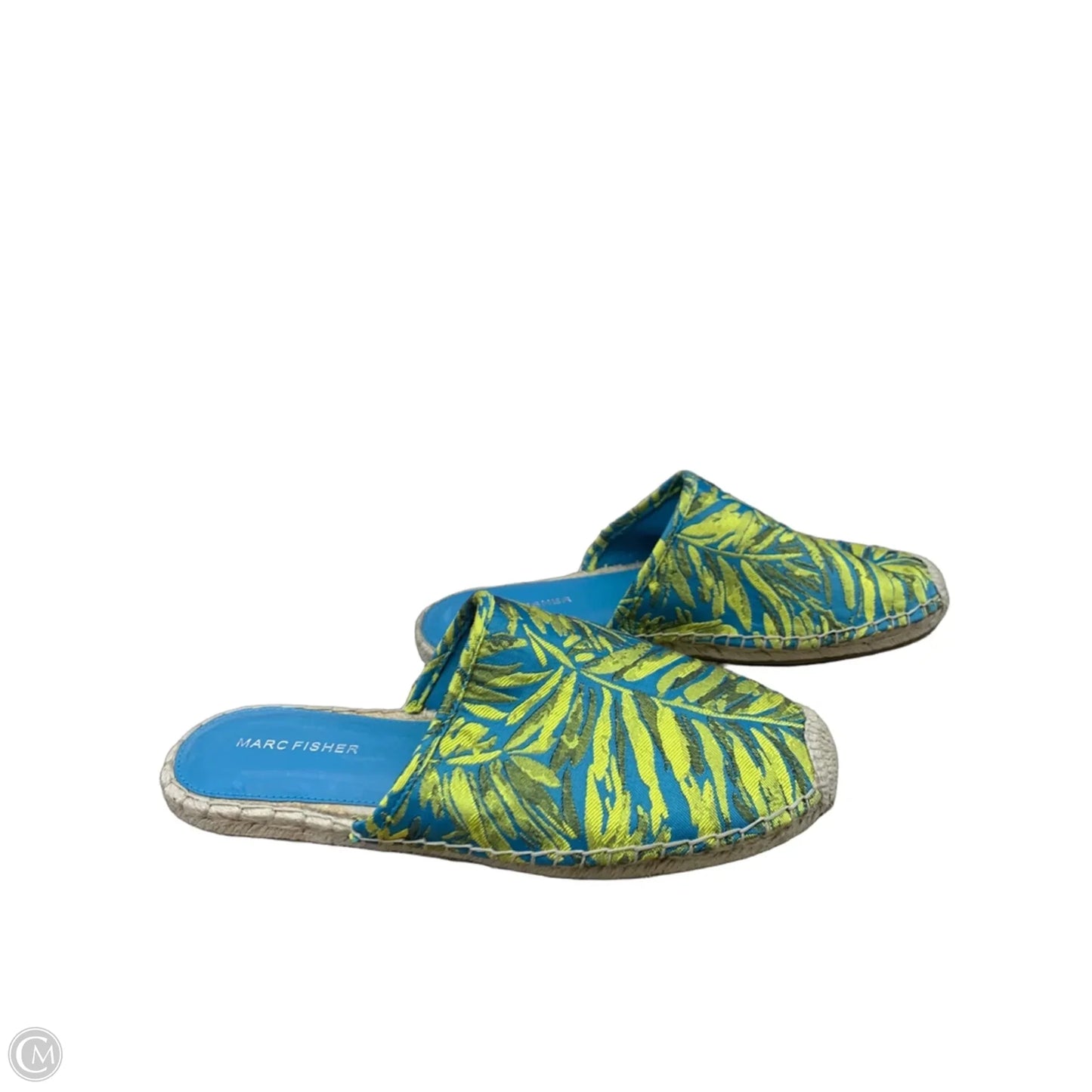Sandals Flats By Marc Fisher In Blue & Green, Size: 9