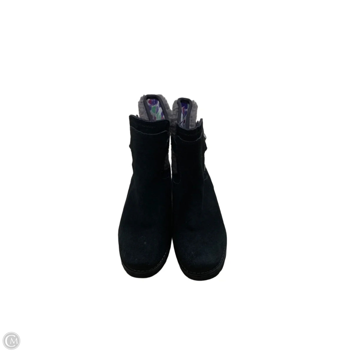 Boots Designer By Ugg In Black & Grey, Size: 5