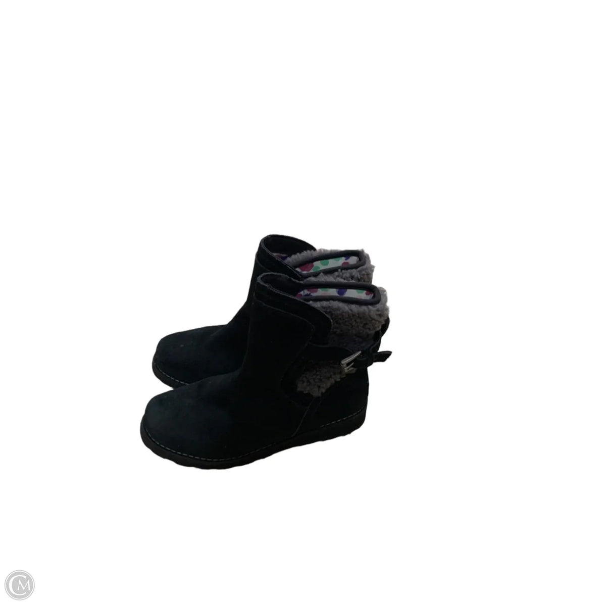 Boots Designer By Ugg In Black & Grey, Size: 5