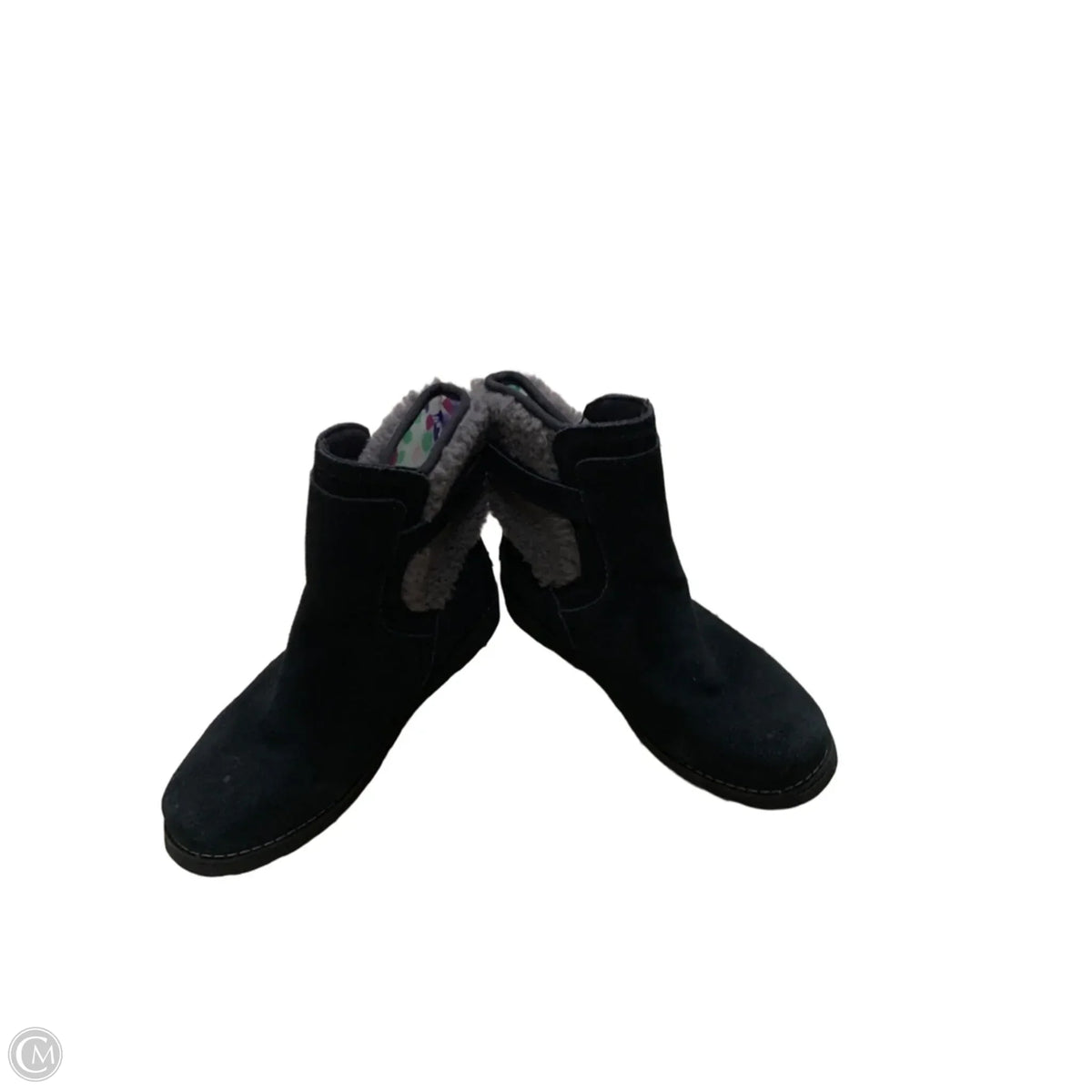 Boots Designer By Ugg In Black & Grey, Size: 5