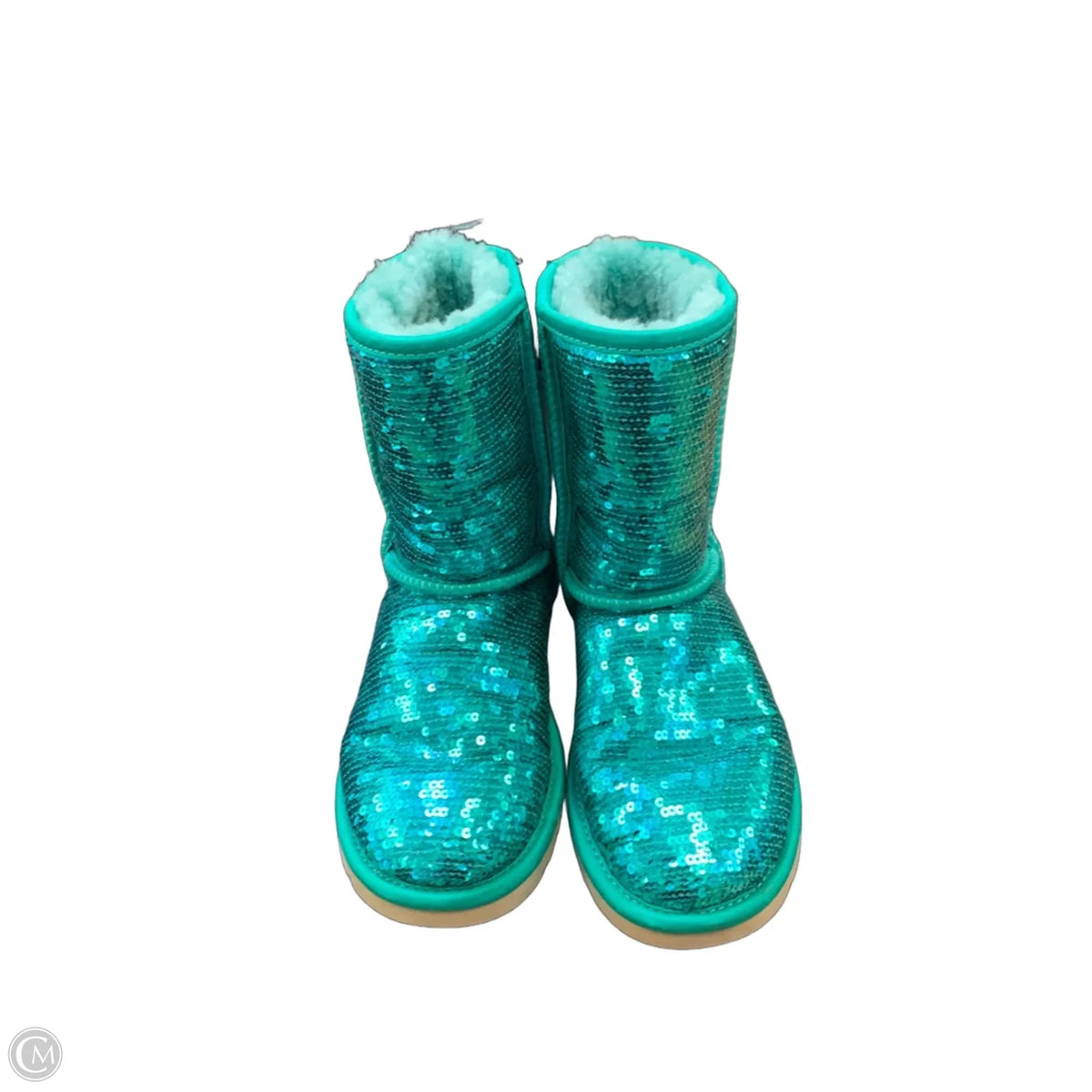 Boots Designer By Ugg In Teal, Size: 6