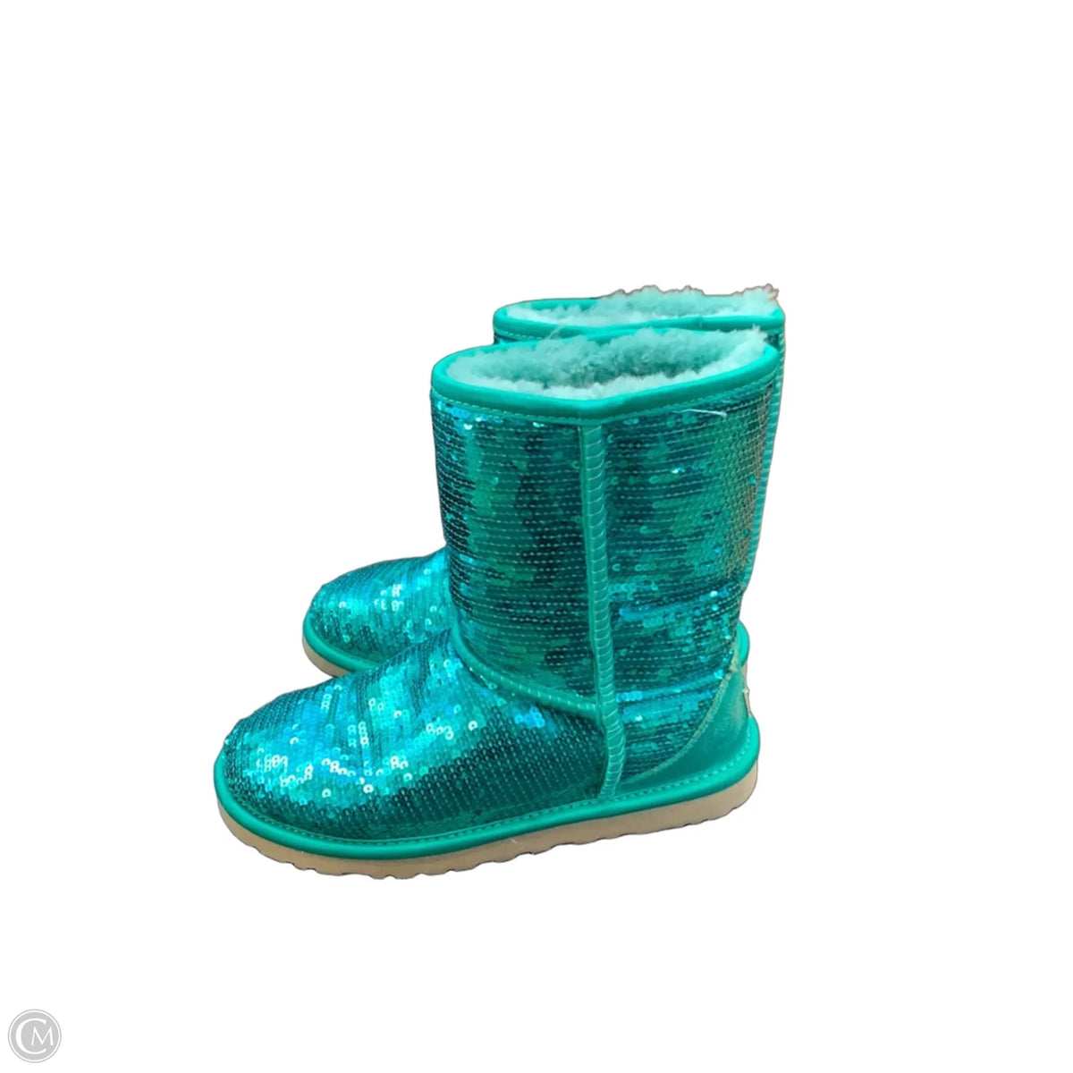 Boots Designer By Ugg In Teal, Size: 6