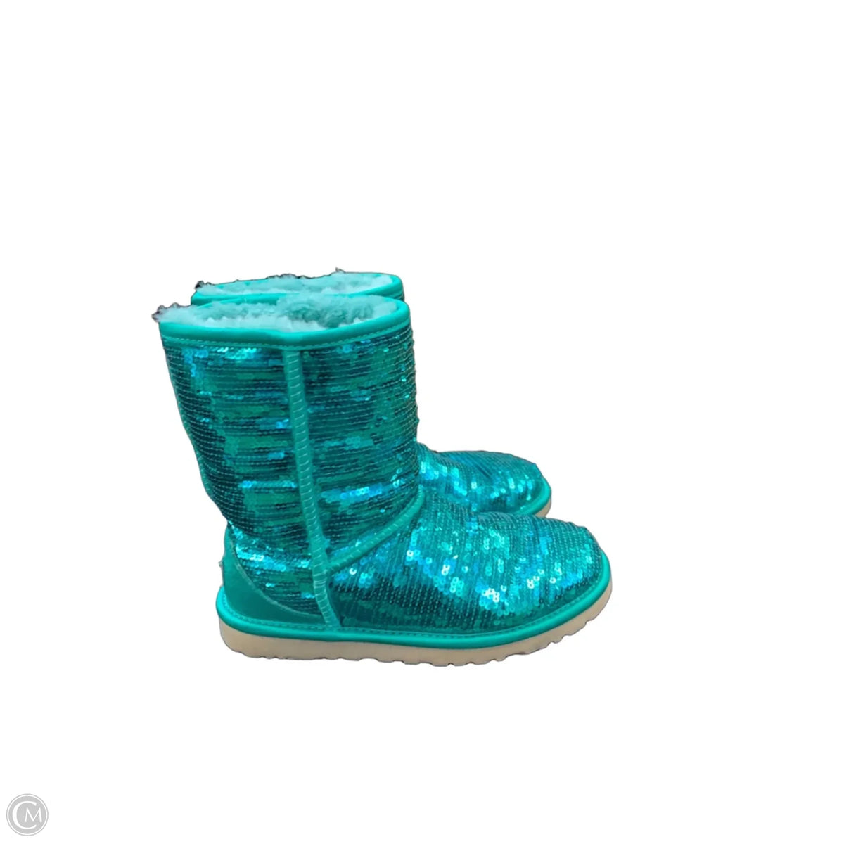 Boots Designer By Ugg In Teal, Size: 6