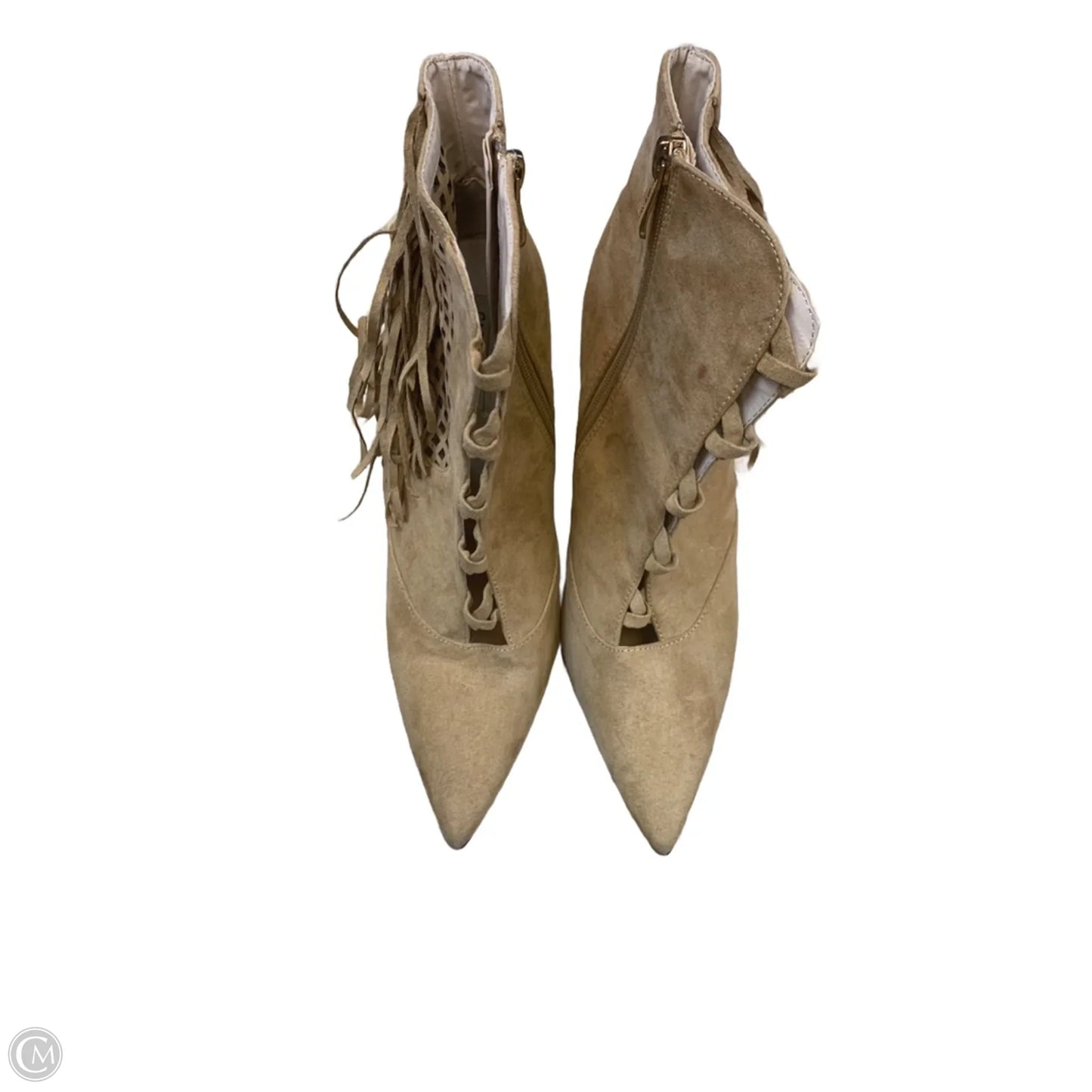 Boots Ankle Heels By Cape Robbin In Brown, Size: 8.5