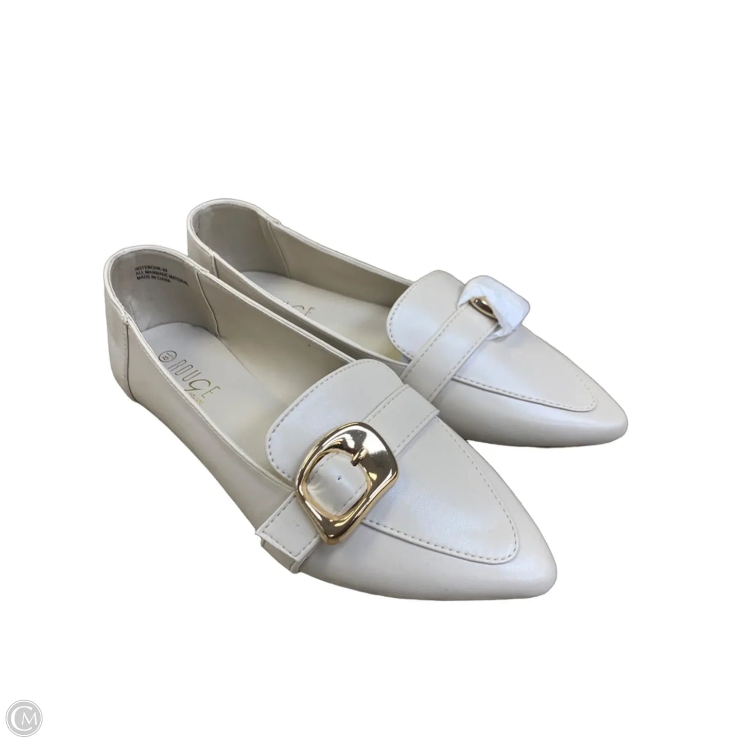 Shoes Flats By Rouge In Ivory, Size: 8.5