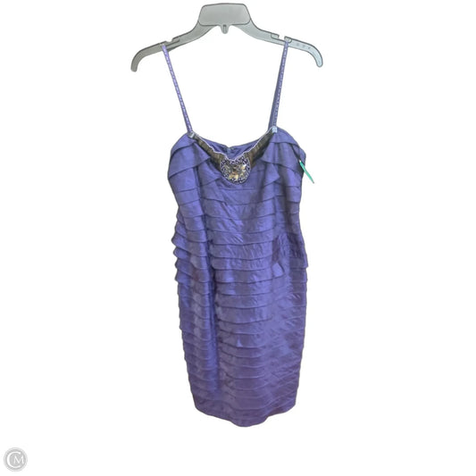 Dress Party Midi By Adrianna Papell In Blue, Size: 10