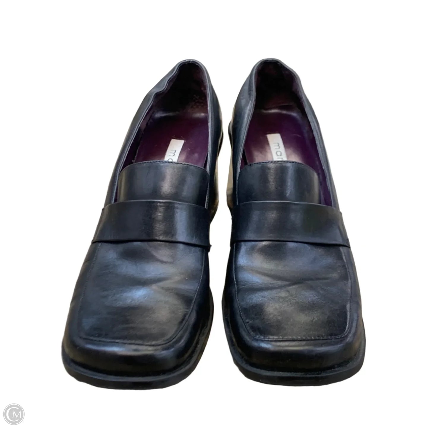 Shoes Heels Block By Maripe In Black, Size: 9