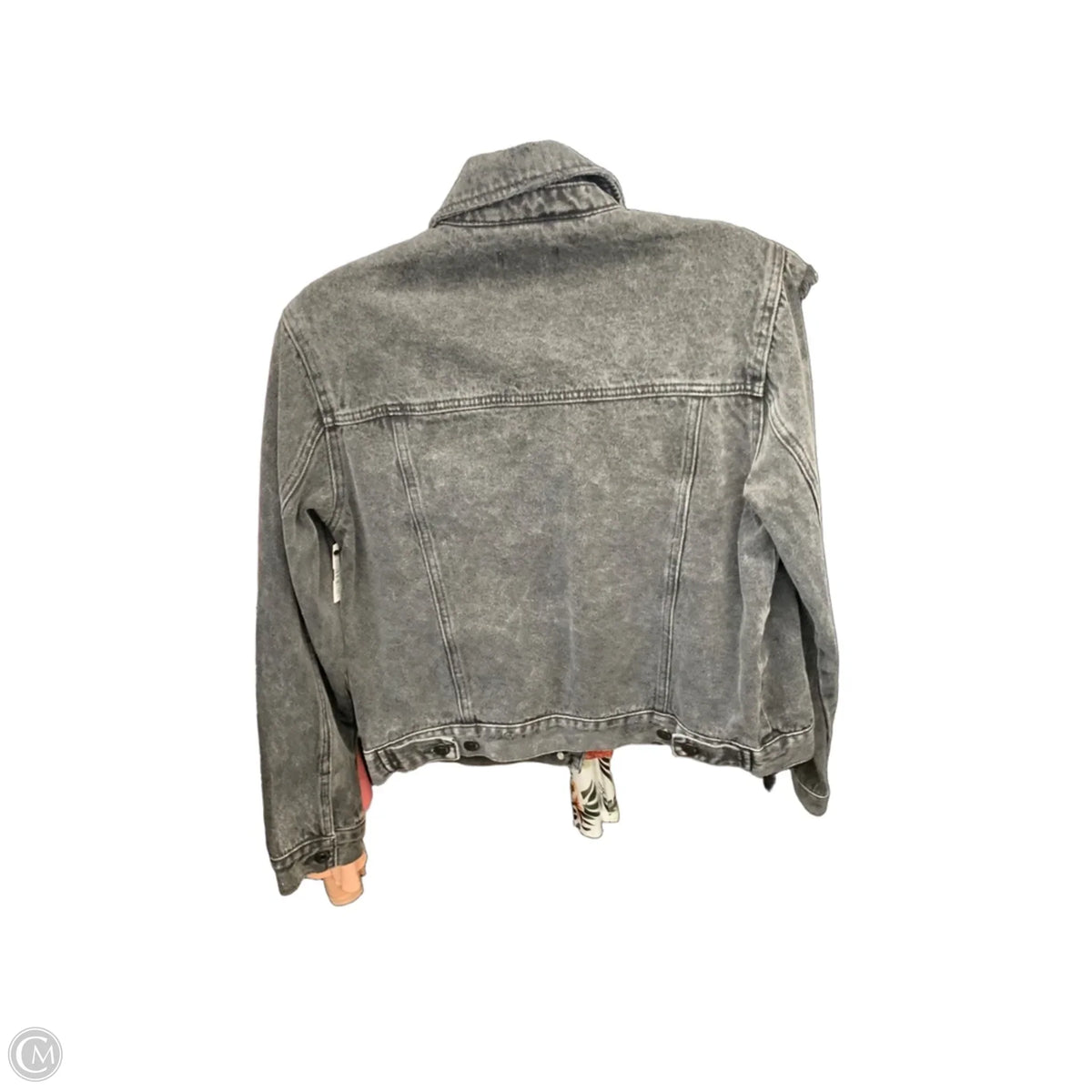 Jacket Denim By Forever 21 In Black Denim, Size: S