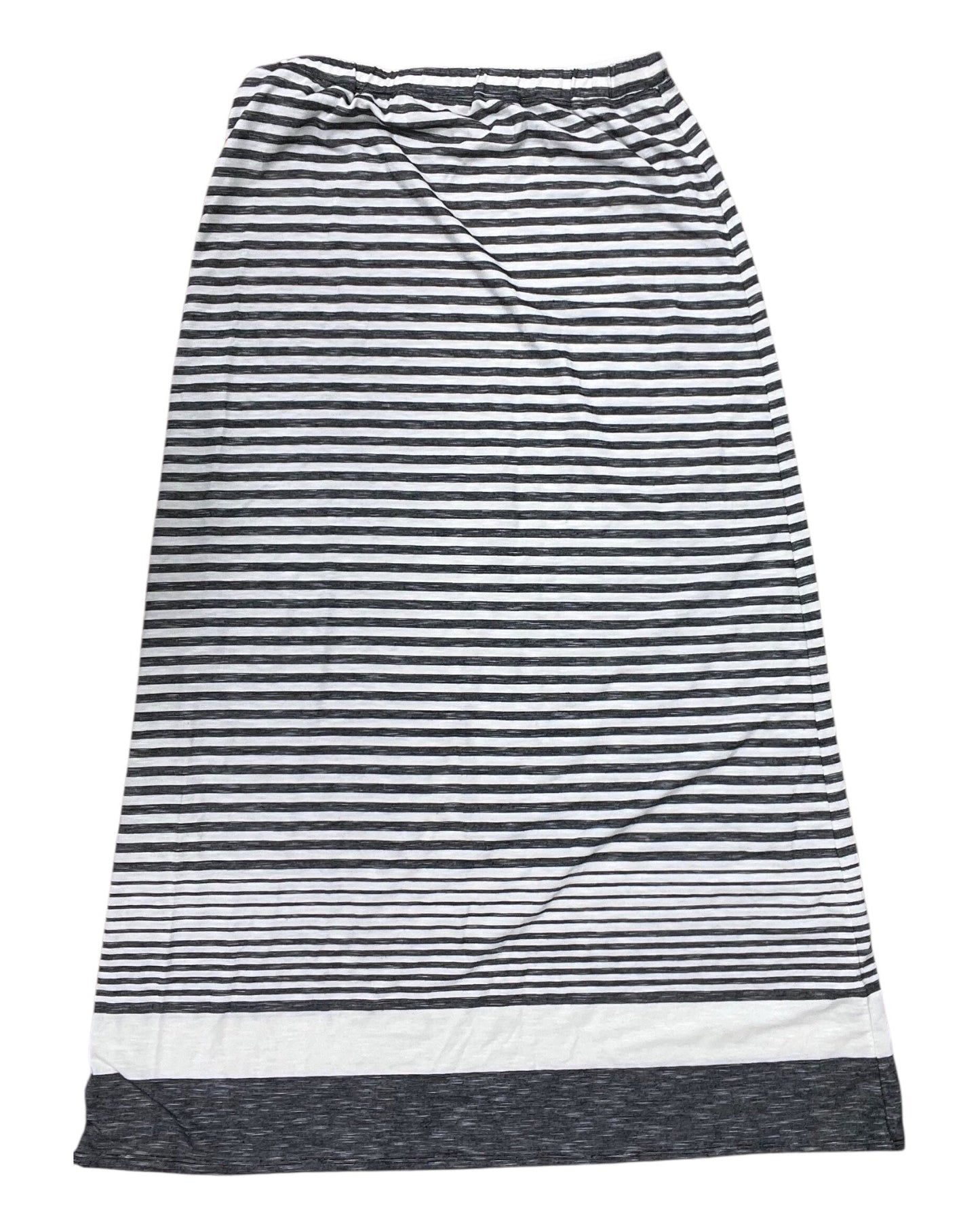 Skirt Maxi By Max Studio In Grey & White, Size:S