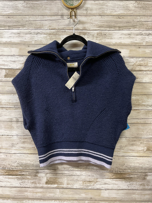 Vest Sweater By Maeve In Navy, Size:S
