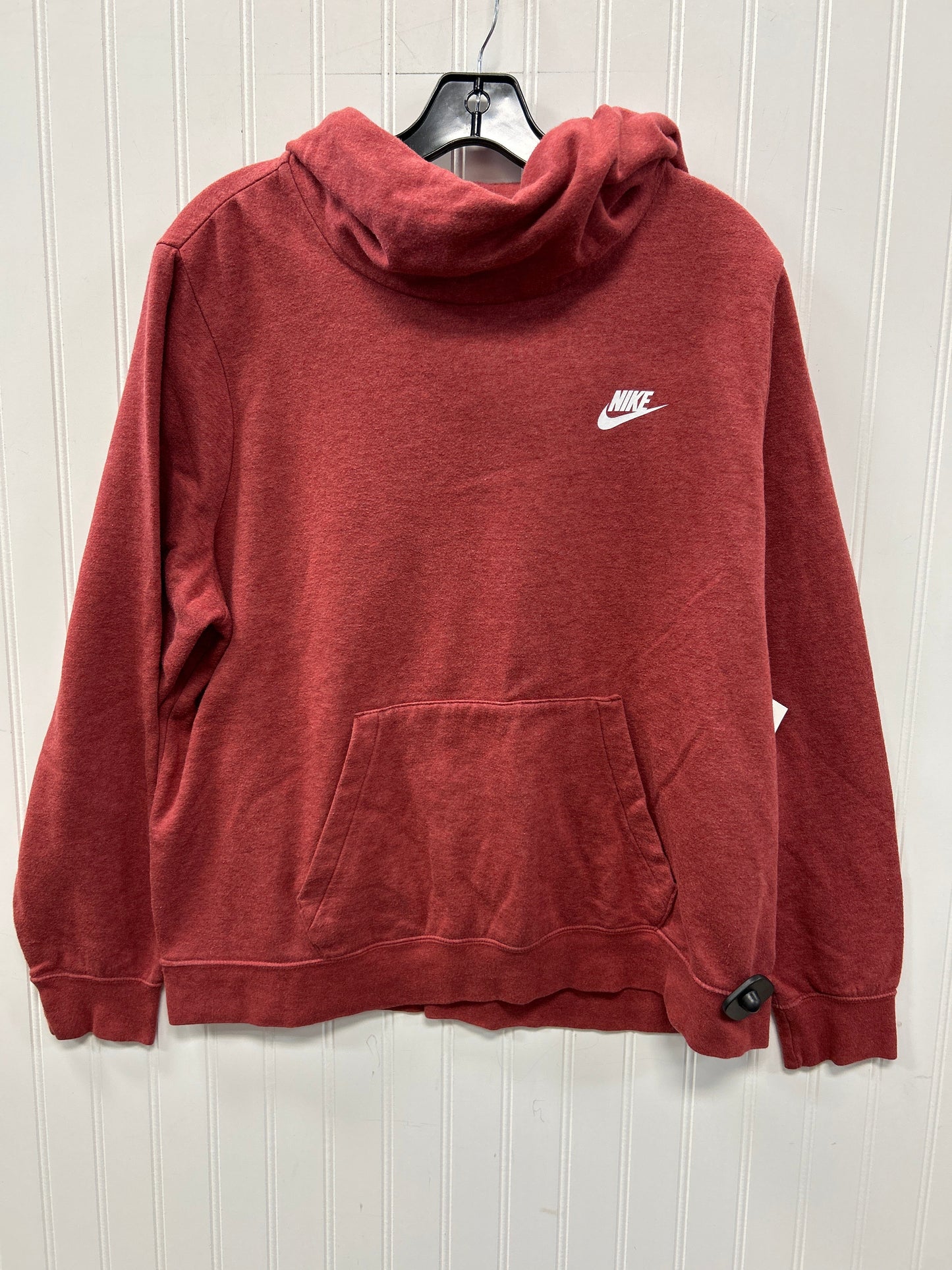 Athletic Sweatshirt Hoodie By Nike Apparel In Red, Size:Xl